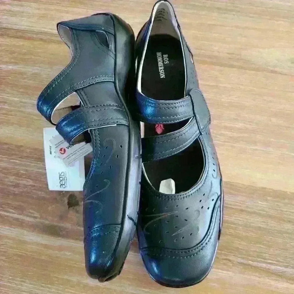 Ross Hommerson Chelsea Mary Jane Velcro Close Leather Flexible Mary Jane 11SS - Picture 7 of 15